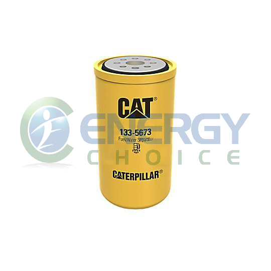 Fuel Filter, Water Separator Spin-On Twist and Drain, Caterpillar, 133-5673
